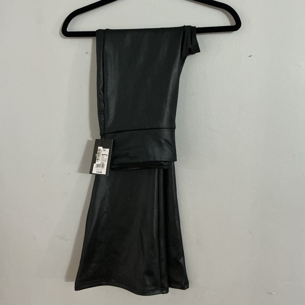 art class Black Faux Leather Leggings